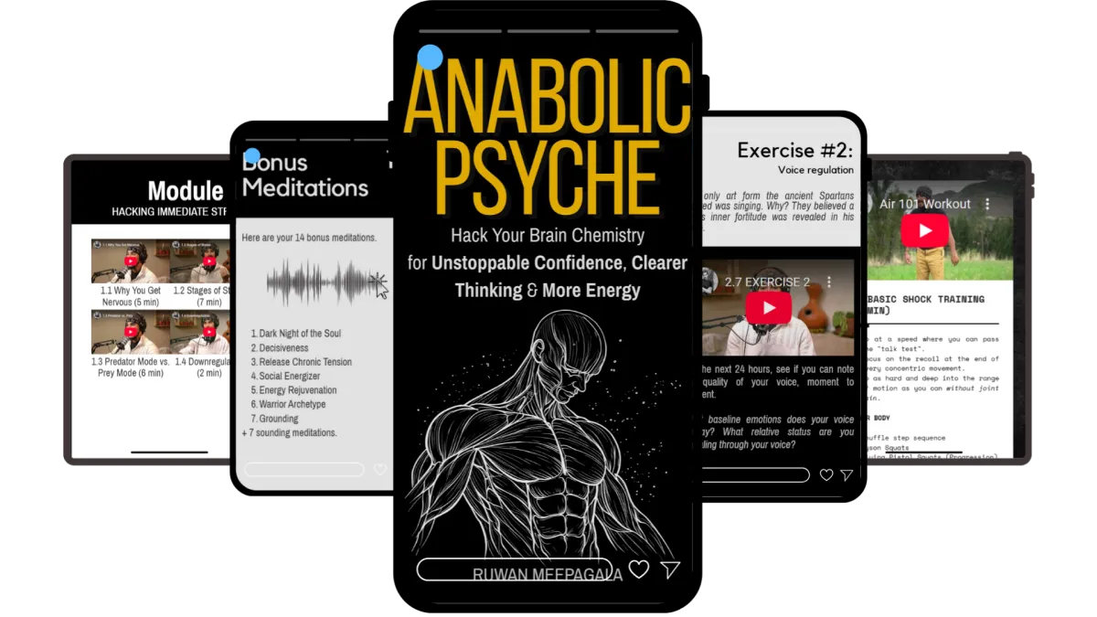 The Anabolic Psyche course on phone and tablet